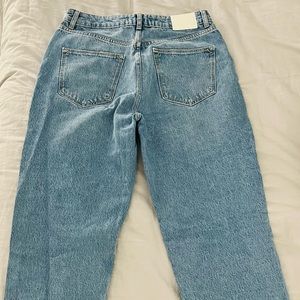 Zara high rise mom jeans